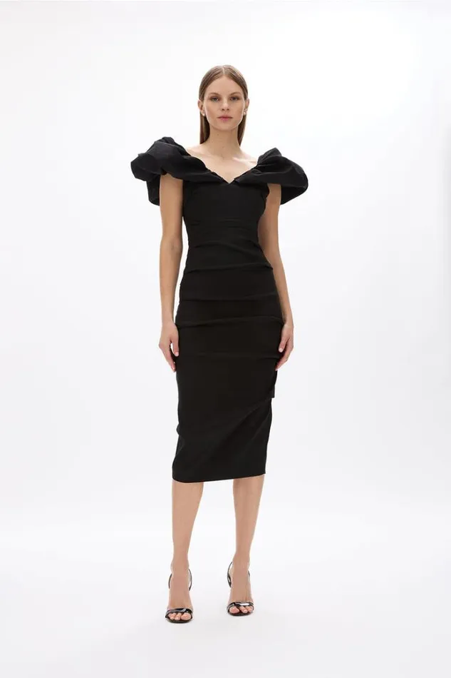 Women Black Dresses Rachel Gilbert FREY DRESS