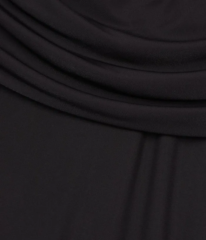 Women Black Long Jersey Dress THE KOOPLES Dresses and Jumpsuits