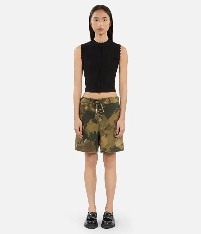 Women Black Openwork Knit Top THE KOOPLES Blouses and Shirts