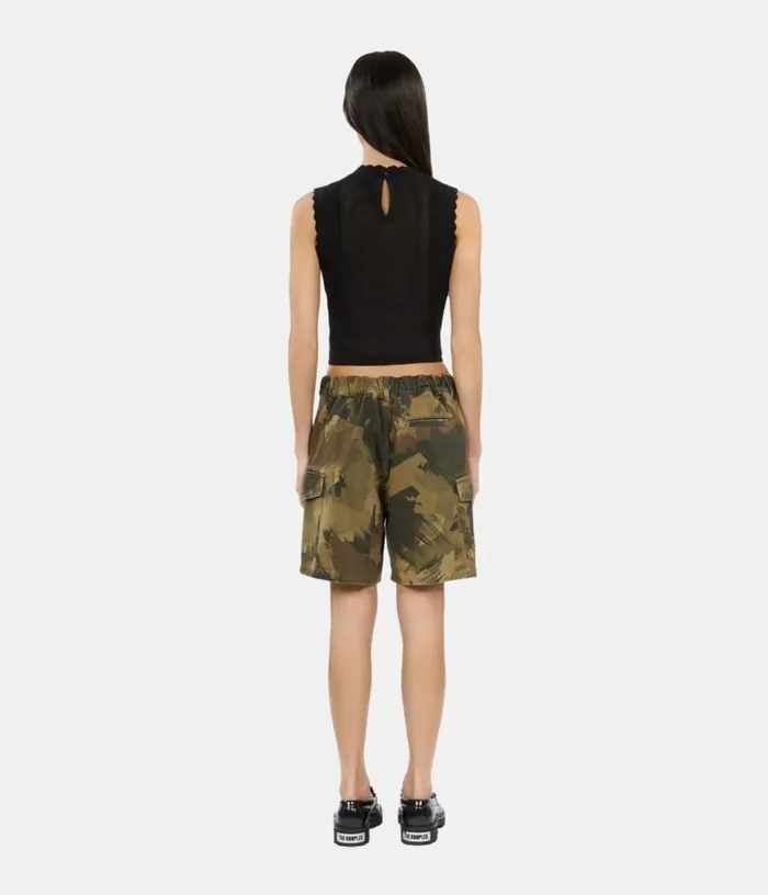 Women Black Openwork Knit Top THE KOOPLES Blouses and Shirts