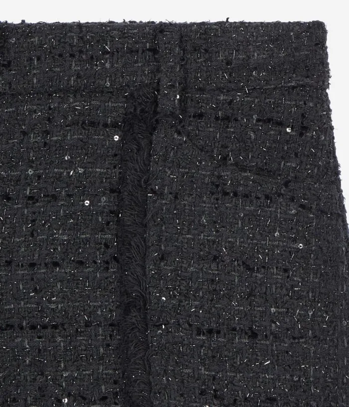 Women Black Tweed Shorts THE KOOPLES Blazers and Suits