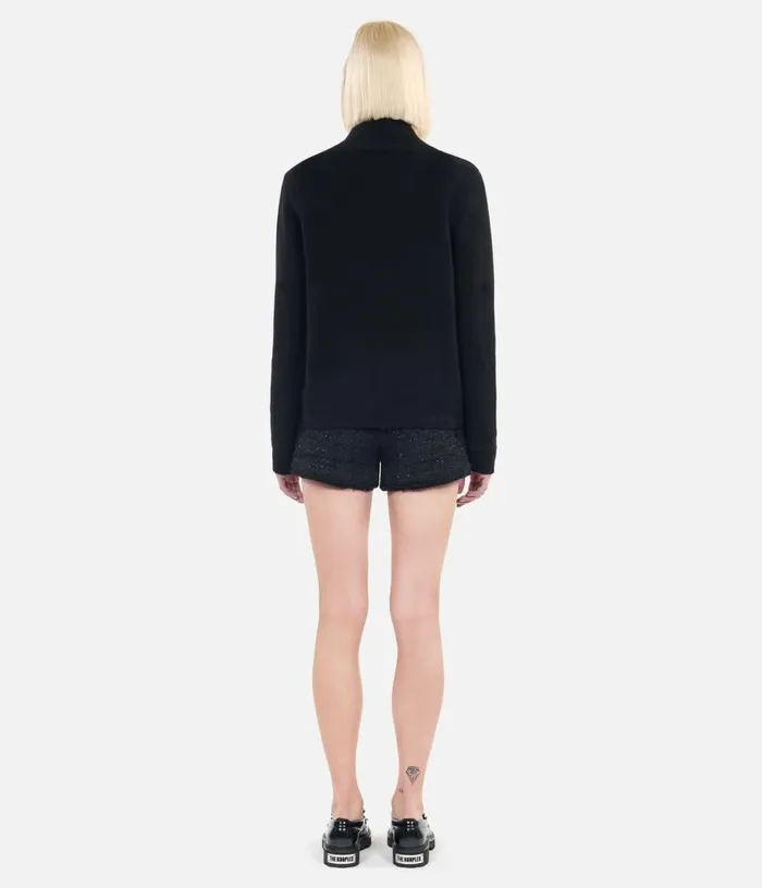 Women Black Wool Sweater THE KOOPLES Sweaters