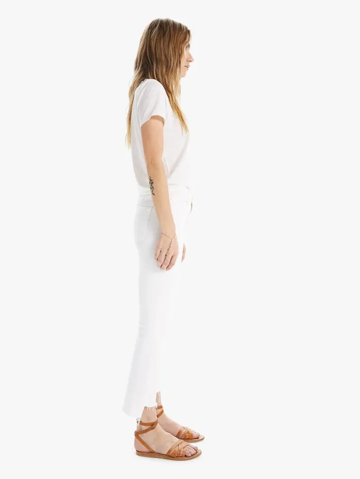 Women Bootcut Mother Denim The Insider Crop Step Fray Fairest Of Them All