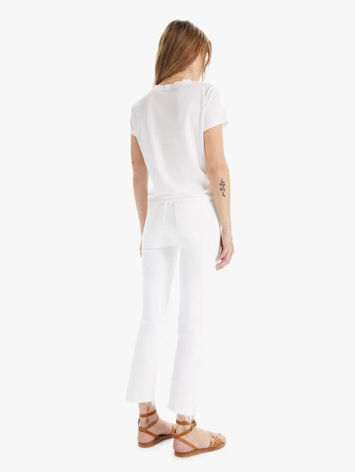 Women Bootcut Mother Denim The Insider Crop Step Fray Fairest Of Them All