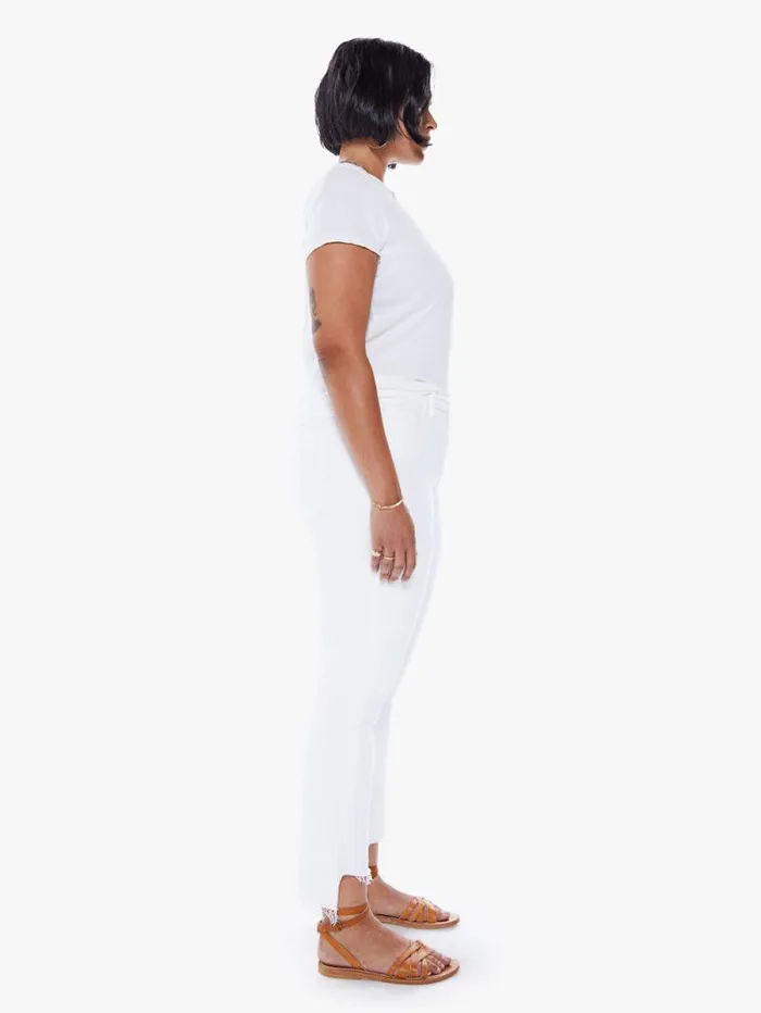 Women Bootcut Mother Denim The Insider Crop Step Fray Fairest Of Them All