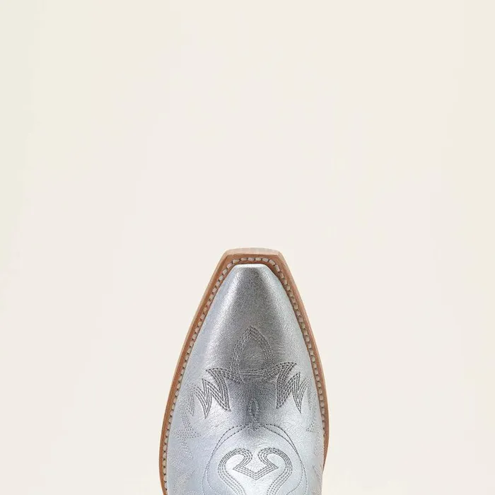 Women Booties Ariat Dixon Bootie Silver Shine