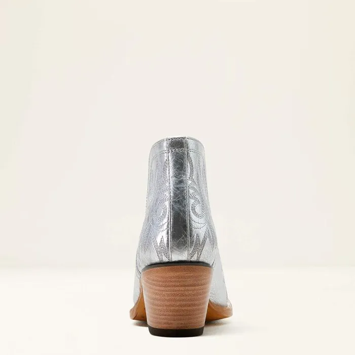 Women Booties Ariat Dixon Bootie Silver Shine