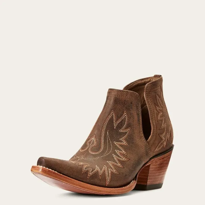 Women Booties Ariat Dixon Bootie Weathered Brown