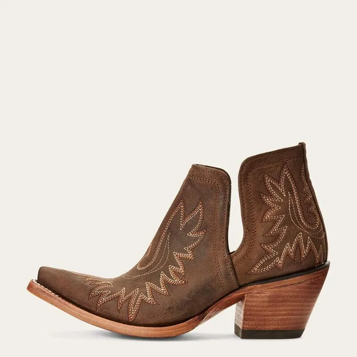 Women Booties Ariat Dixon Bootie Weathered Brown