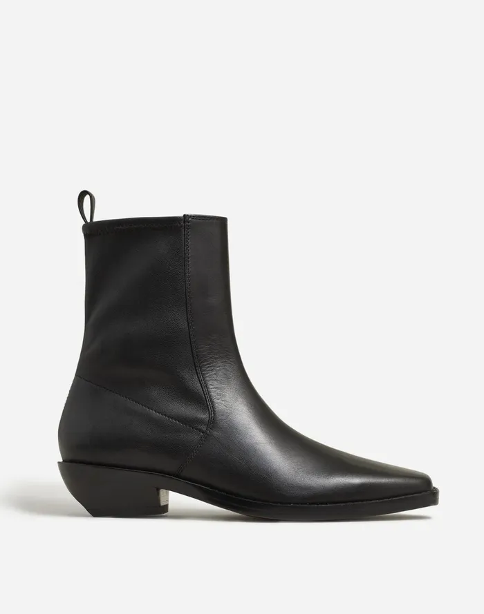 Women Boots Madewell The Idris Ankle Boot True Black