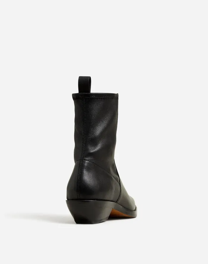 Women Boots Madewell The Idris Ankle Boot True Black