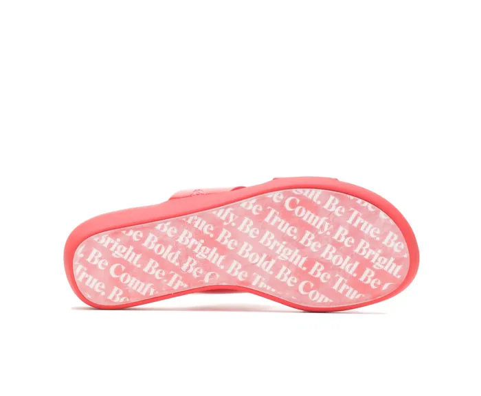 Women Brite Jells Slide Fiesta Red Sandals Hush Puppies