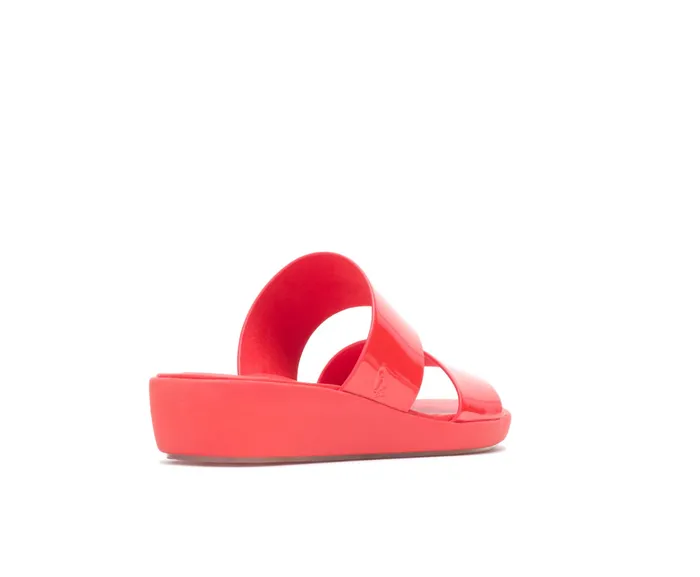 Women Brite Jells Slide Fiesta Red Sandals Hush Puppies