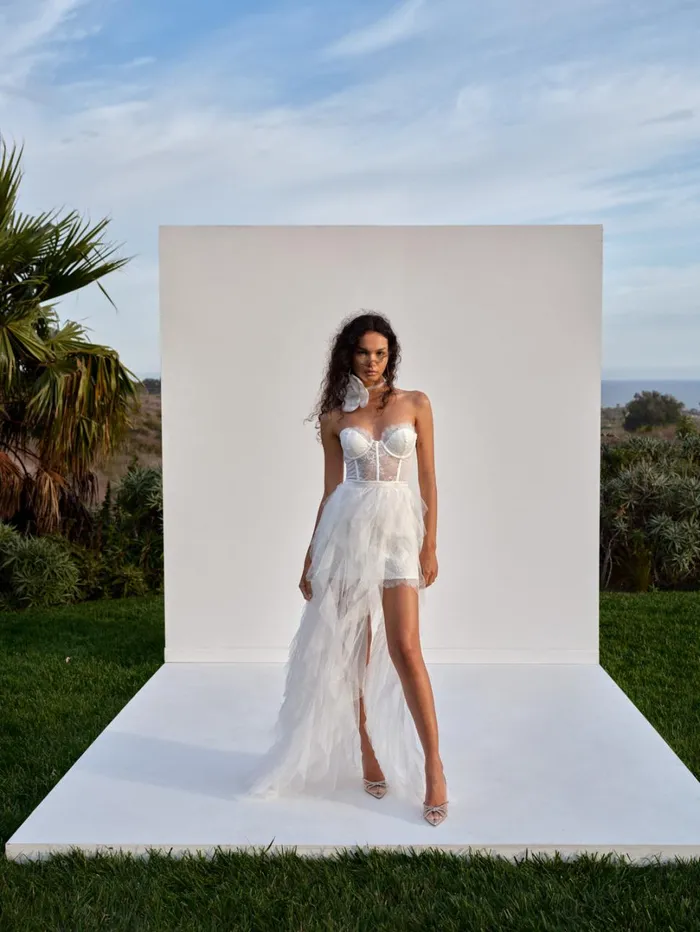 Women Bustier Gown White For Love and Lemons Dresses