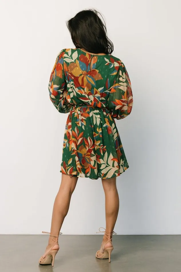 Women Cannon Short Dress Green Multi Baltic Born Short Dresses