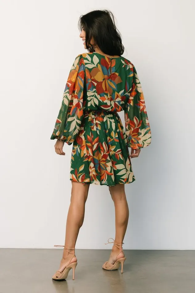 Women Cannon Short Dress Green Multi Baltic Born Short Dresses