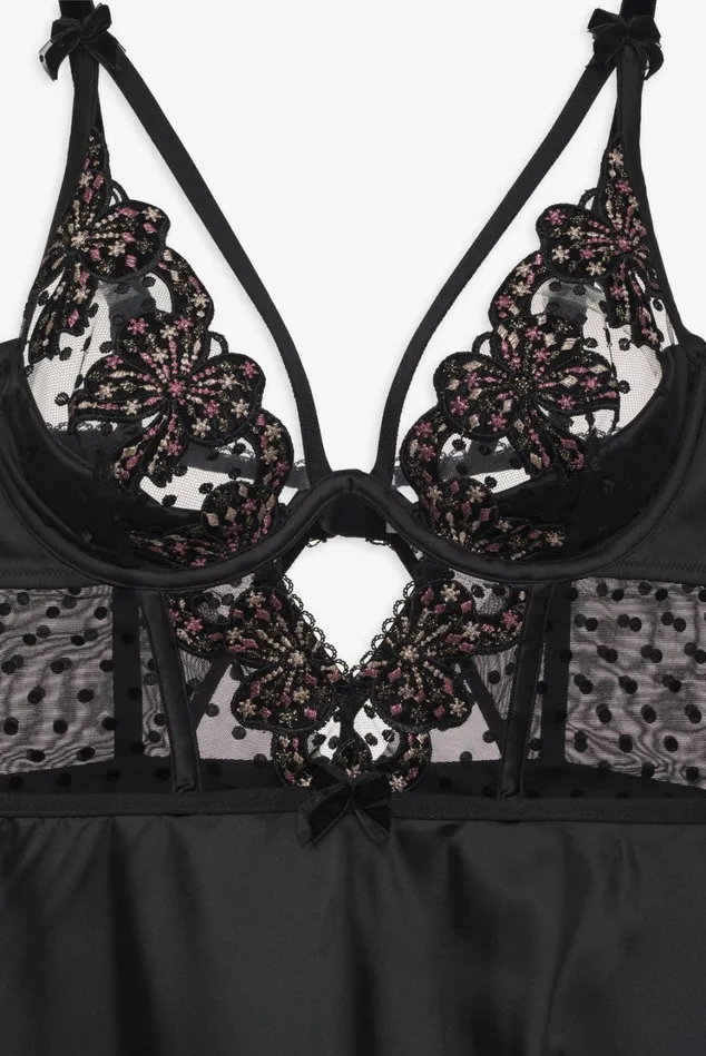 Women Caprice Slip Dress Black For Love and Lemons Lingerie Women Caprice Slip Dress Black For Love and Lemons Lingerie