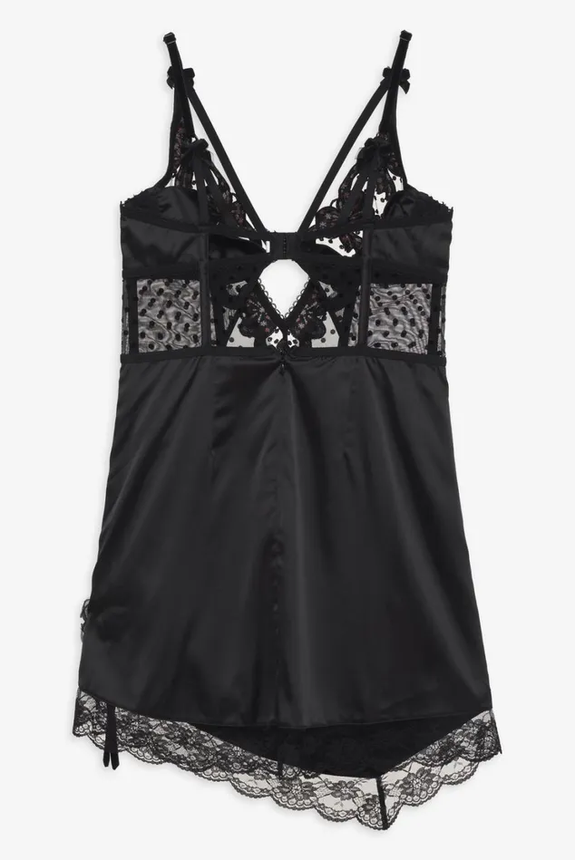 Women Caprice Slip Dress Black For Love and Lemons Lingerie Women Caprice Slip Dress Black For Love and Lemons Lingerie