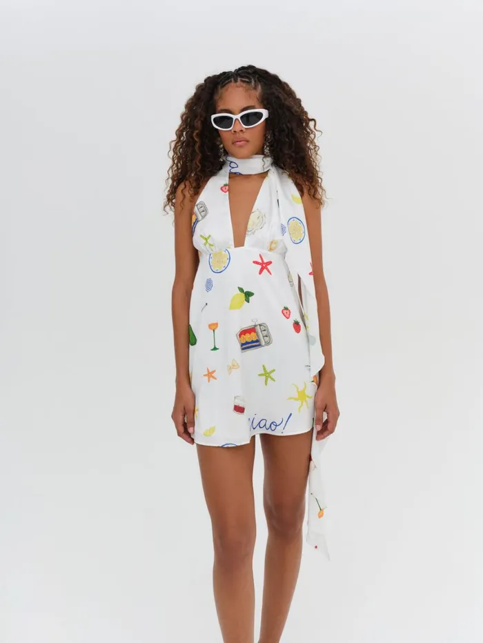 Women Carla Mini Dress Multi For Love and Lemons Dresses