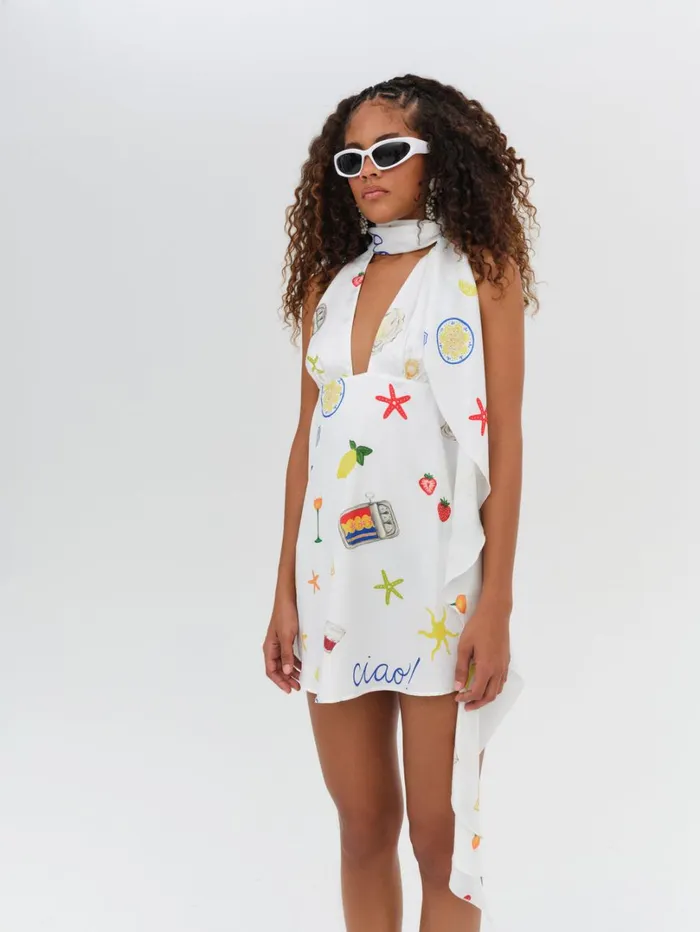 Women Carla Mini Dress Multi For Love and Lemons Dresses Women Carla Mini Dress Multi For Love and Lemons Dresses