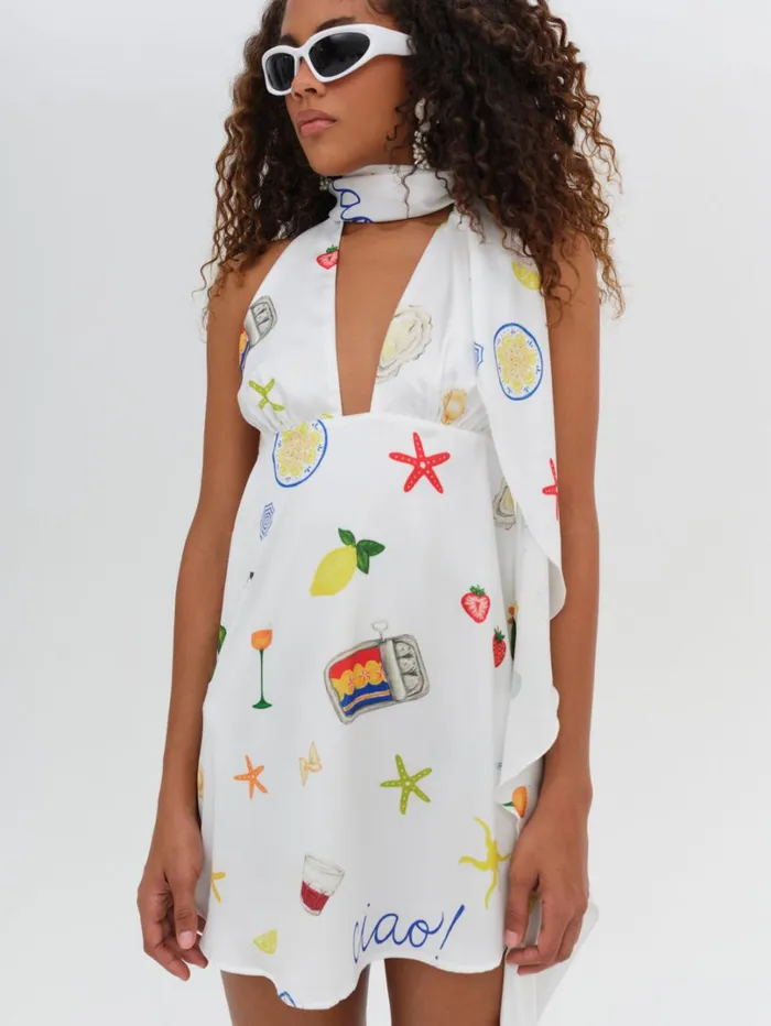 Women Carla Mini Dress Multi For Love and Lemons Dresses Women Carla Mini Dress Multi For Love and Lemons Dresses