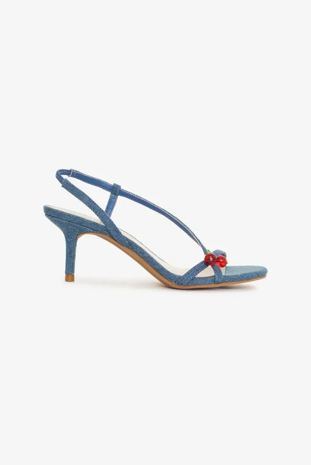 Women Cerise Heel Blue For Love and Lemons Shoes Women Cerise Heel Blue For Love and Lemons Shoes