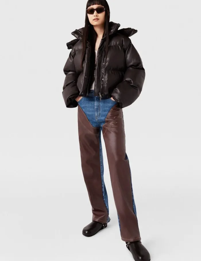 Women Chaps HighRise Straight Leg Jeans Vintage Wash Blue Denim Stella McCartney Pants And Shorts Women Chaps HighRise Straight Leg Jeans Vintage Wash Blue Denim Stella McCartney Pants And Shorts