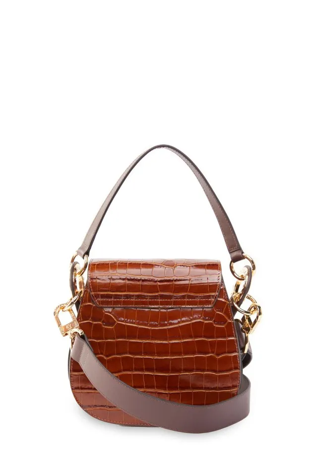 Women Chelsea Saddle Bag Tan Croc Holland Cooper Bags Women Chelsea Saddle Bag Tan Croc Holland Cooper Bags