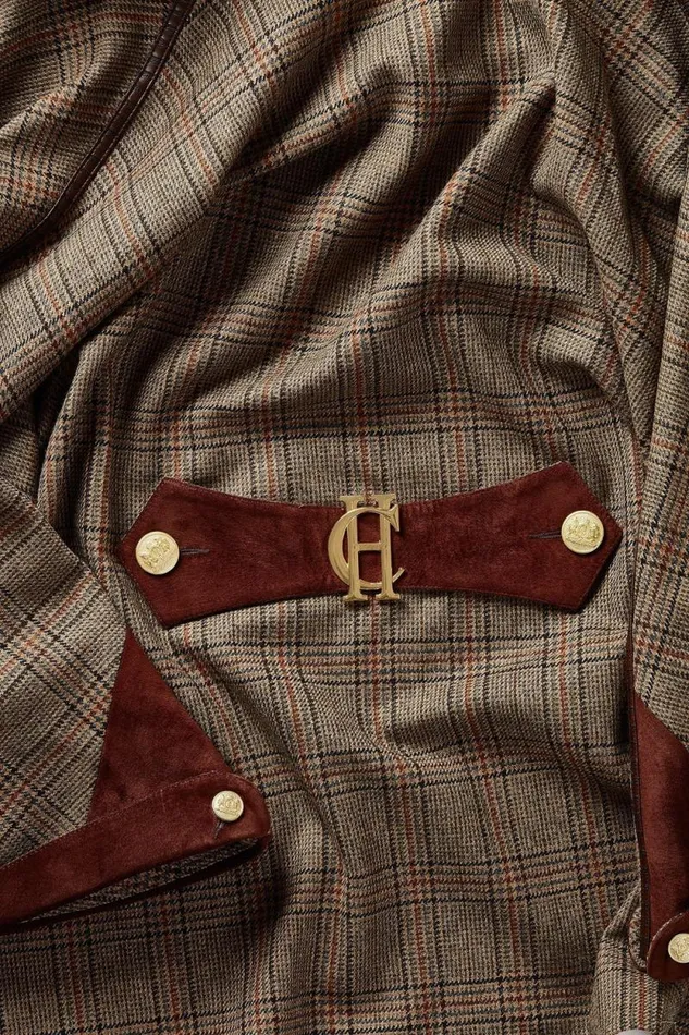 Women Chiltern Cape Bourbon Tweed Holland Cooper Tailoring