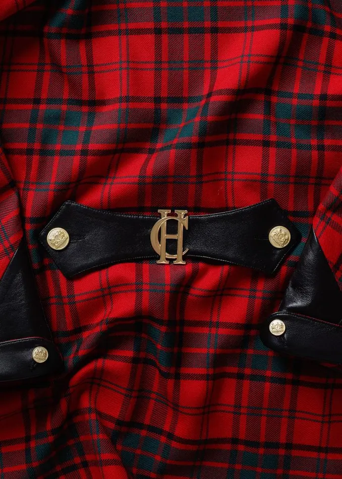 Women Chiltern Cape Red Tartan Holland Cooper Capes