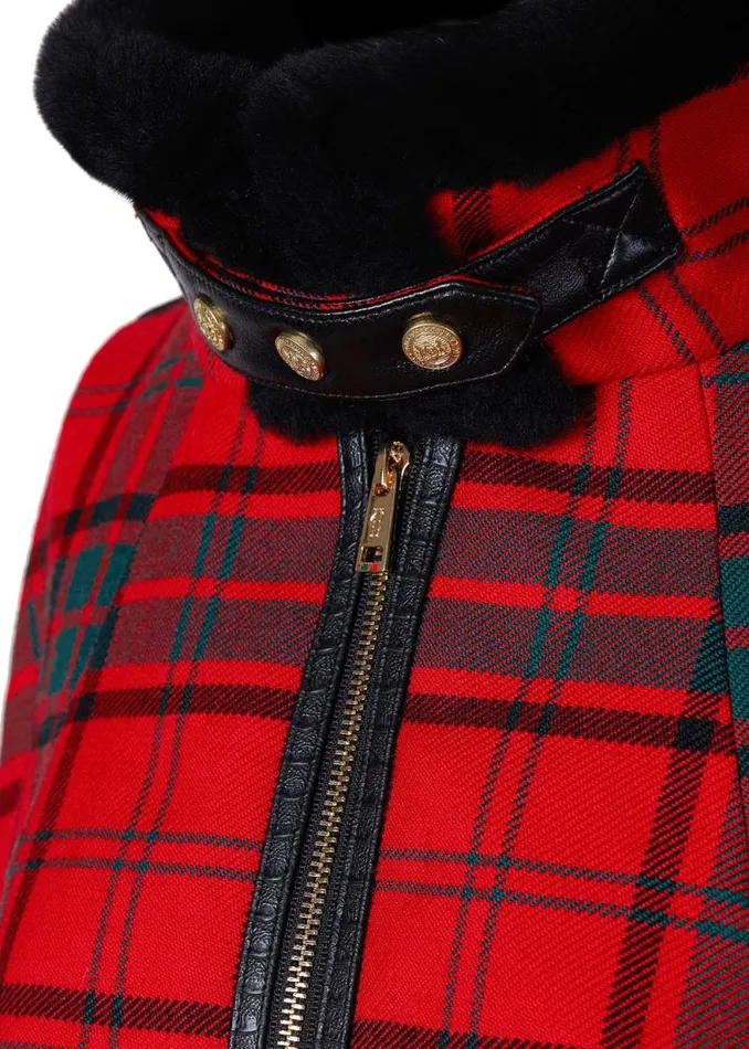Women Chiltern Cape Red Tartan Holland Cooper Capes