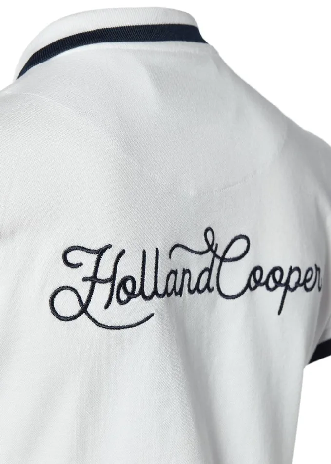 Women Classic Polo Shirt White Holland Cooper Polo Shirts