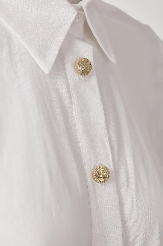 Women Classic Shirt White Holland Cooper Shirts and Blouses