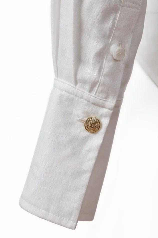 Women Classic Shirt White Holland Cooper Shirts and Blouses