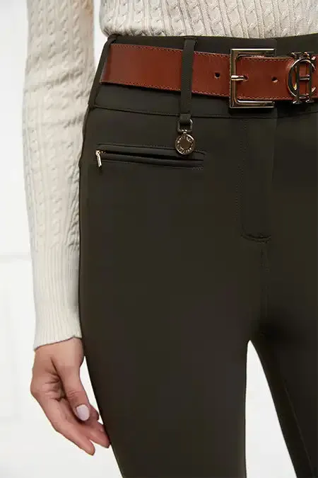 Women Contour Trouser Dark Olive Holland Cooper Trousers