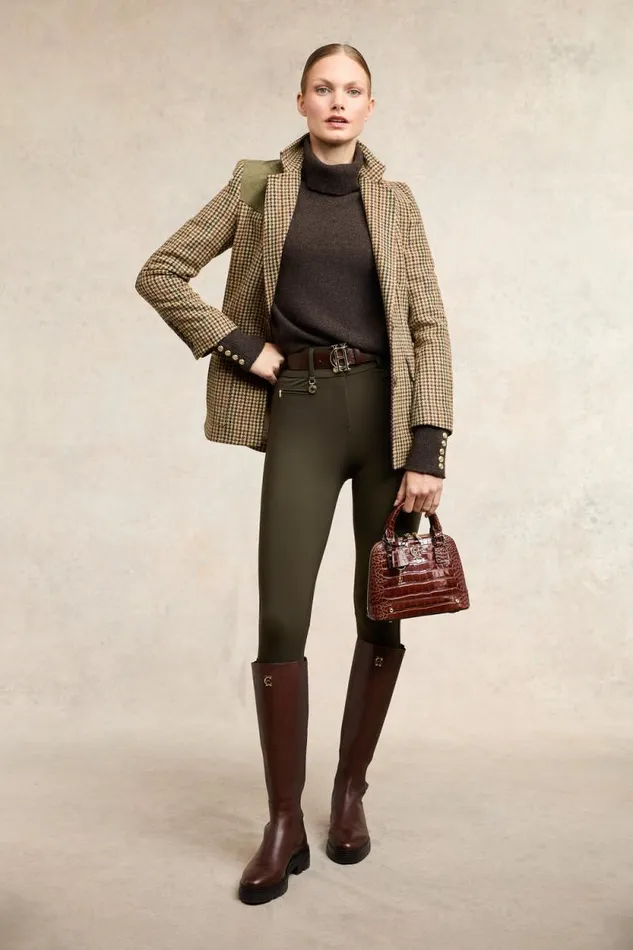 Women Contour Trouser Dark Olive Holland Cooper Trousers