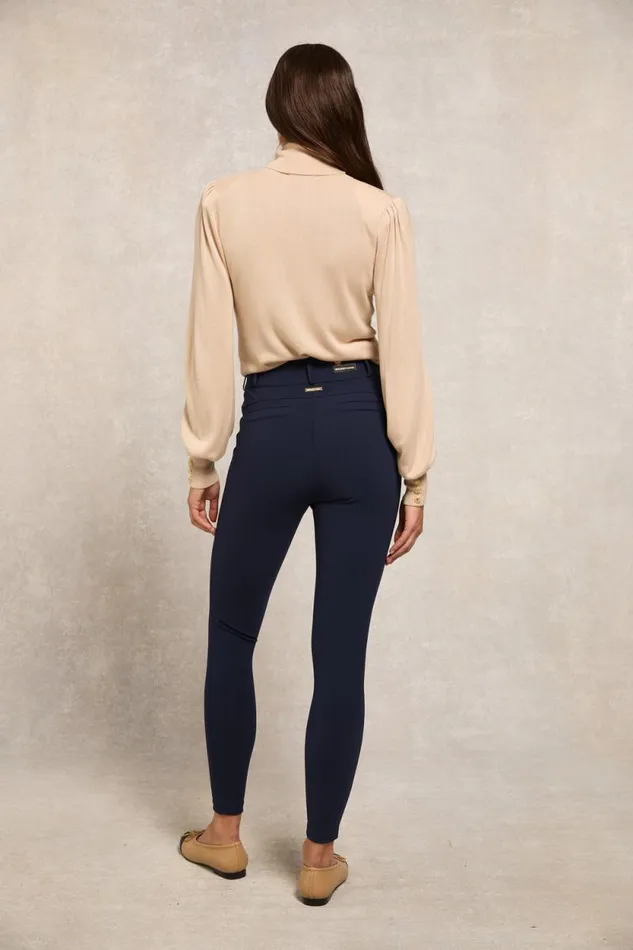 Women Contour Trouser Ink Navy Holland Cooper Trousers