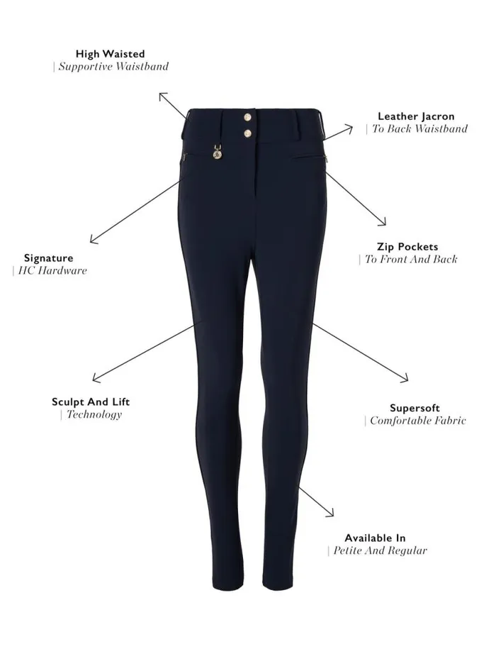 Women Contour Trouser Ink Navy Holland Cooper Trousers