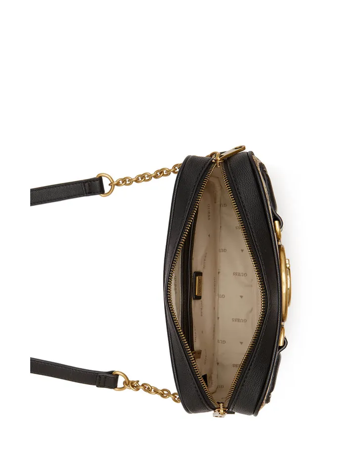 Women Crossbody GUESS Brown Black Aviana Crossbody Camera Bag Women Crossbody GUESS Brown Black Aviana Crossbody Camera Bag