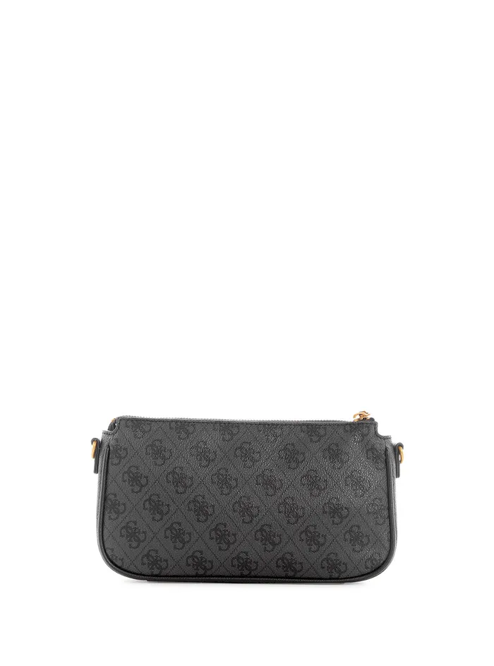 Women Crossbody GUESS Coal Logo Nell Crossbody Pouch Bag Women Crossbody GUESS Coal Logo Nell Crossbody Pouch Bag