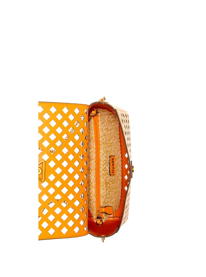 Women Crossbody GUESS Orange Aqua Crossbody Bag
