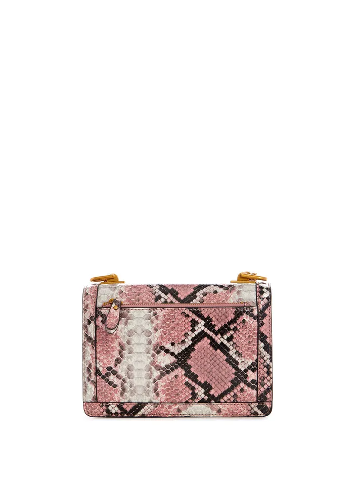 Women Crossbody GUESS Pink Python Abey Crossbody Bag Women Crossbody GUESS Pink Python Abey Crossbody Bag