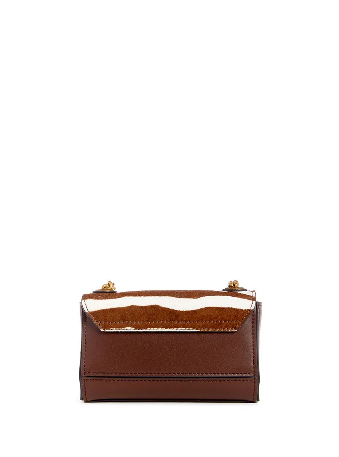 Women Crossbody GUESS Zebra Iseline Mini Crossbody Bag
