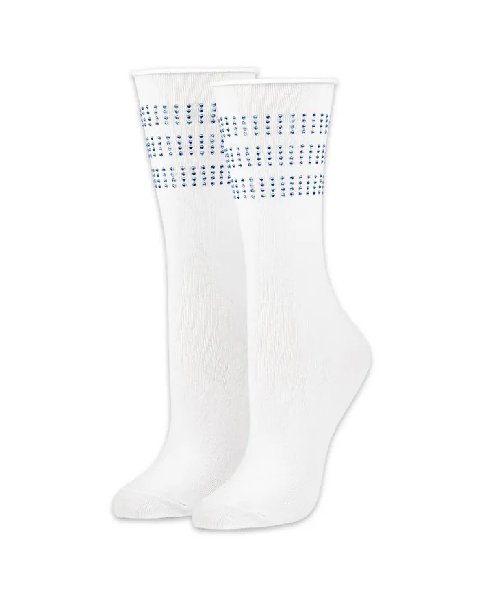 Women Cynthia Rowley Accessories Crystal Sport Socks Wtblu Women Cynthia Rowley Accessories Crystal Sport Socks Wtblu