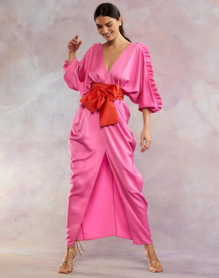 Women Cynthia Rowley Dresses Dolman Sleeve Dance Dress Pink Women Cynthia Rowley Dresses Dolman Sleeve Dance Dress Pink