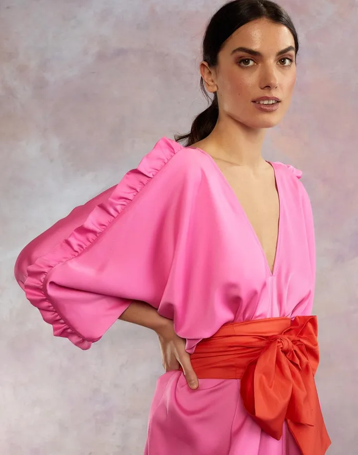Women Cynthia Rowley Dresses Dolman Sleeve Dance Dress Pink Women Cynthia Rowley Dresses Dolman Sleeve Dance Dress Pink