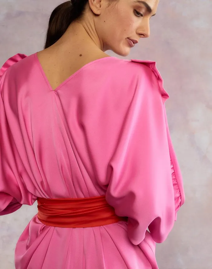 Women Cynthia Rowley Dresses Dolman Sleeve Dance Dress Pink Women Cynthia Rowley Dresses Dolman Sleeve Dance Dress Pink