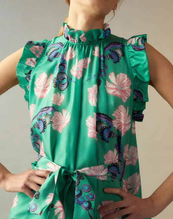 Women Cynthia Rowley Dresses Garden Of Eden Dress Grnfl Women Cynthia Rowley Dresses Garden Of Eden Dress Grnfl