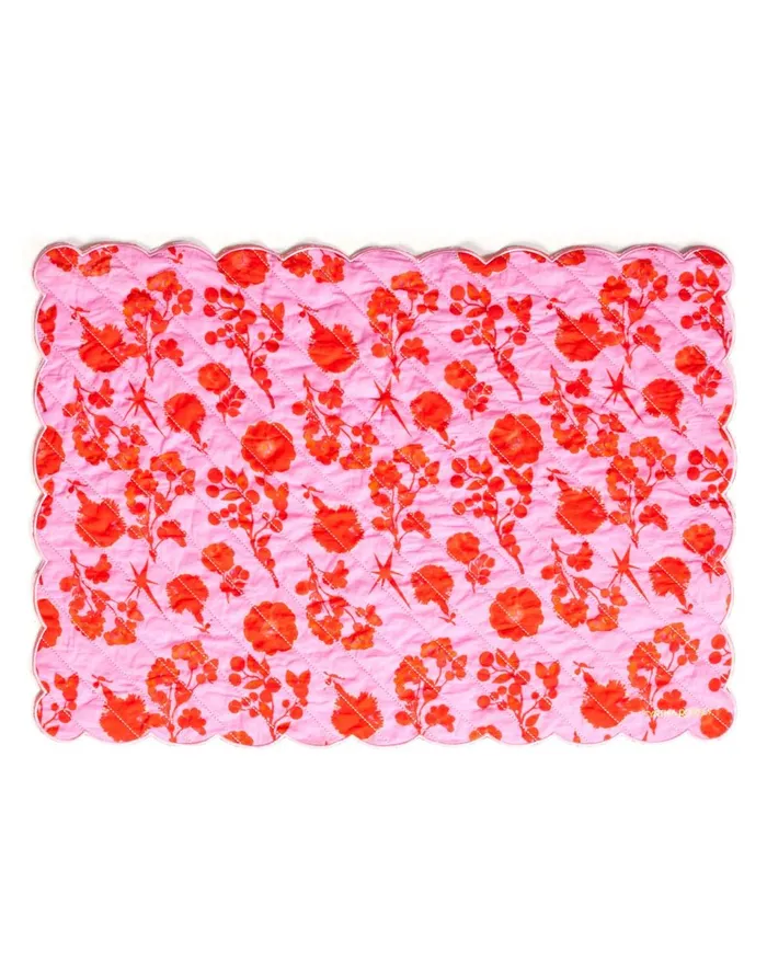 Women Cynthia Rowley Home Quilted Cotton Placemat Pnkrd