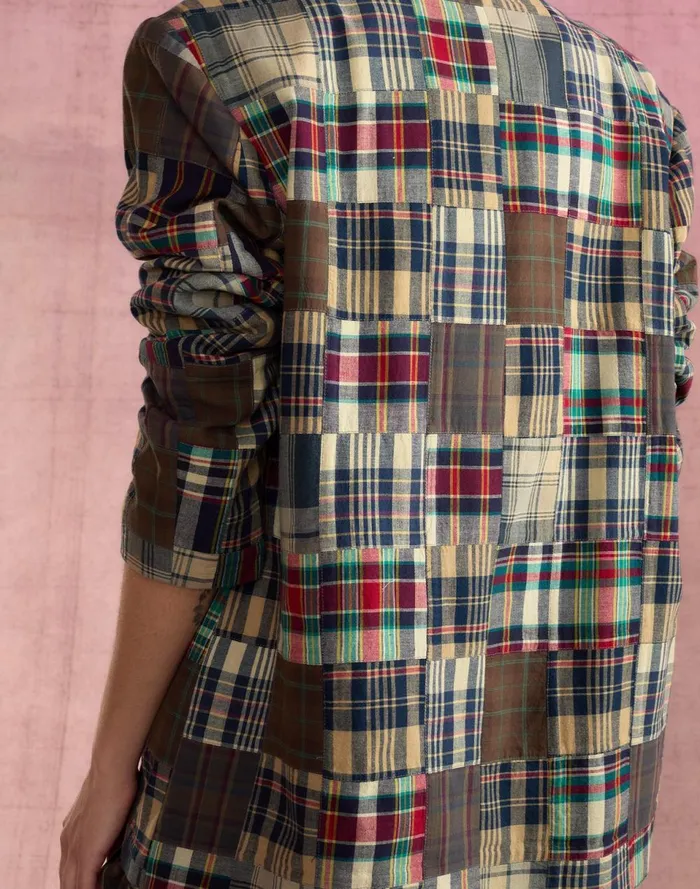 Women Cynthia Rowley Outerwear Madrid Madras Blazer Plaid Women Cynthia Rowley Outerwear Madrid Madras Blazer Plaid